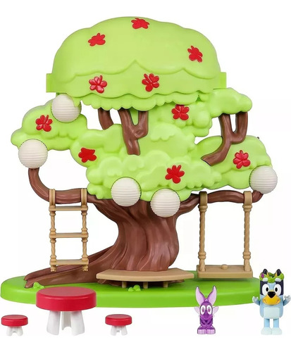 Bluey Casita Del Arbol Playset Tree Con Figuras Y Accesorios