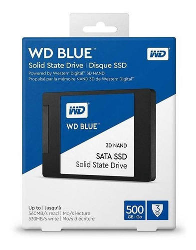 Disco De Estado Solido Western Digital 500gb Blue Ssd