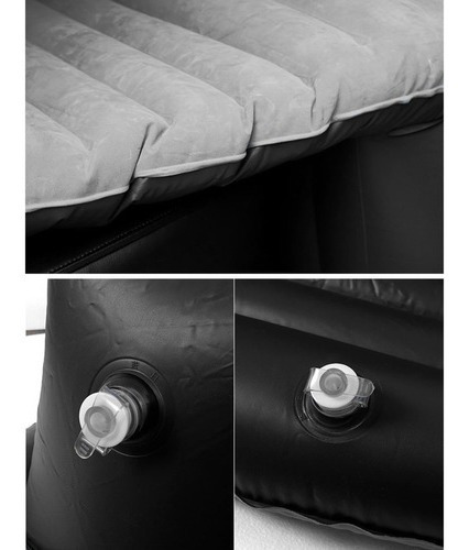 Imagen 6 de 9 de Colchón Inflable Para Auto Inflador 12v Y 2 Almohadas