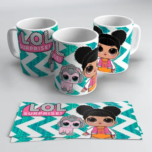 Taza Ceramica Sublimada Muñecas Lol Surprise #136
