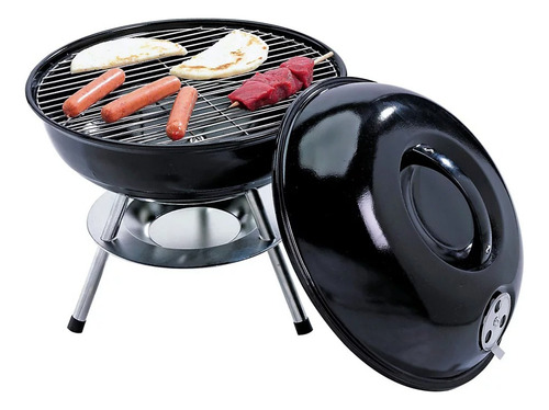 Parrilla A Carbón Redonda Para Camping Mr Beef