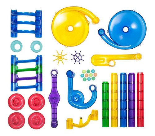 Imagem 3 de 6 de Super Corrida De Bolinhas - Brilha - Marble Run - Galt