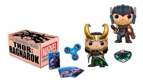 Caja Funko Pop Loki Y Thor Ragnarok (Usado)