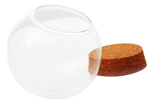 Cúpula De Vidrio Transparente Con Base, 20 Centímetros