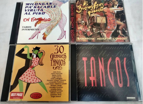 Set 5 Cd De Tango + De 80 Grandes Éxitos De Todas Las Épocas