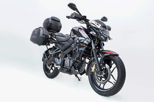 Imagen 6 de 10 de Defensas Crash Bar Negras Pulsar Ns 200 Fire Parts