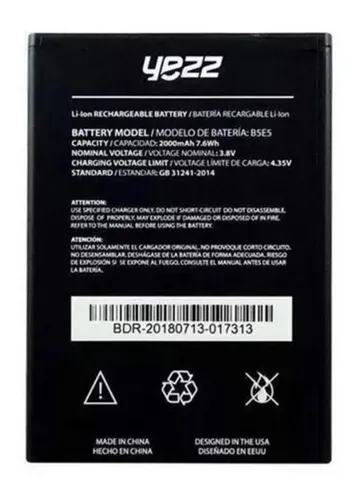 Bateria Pila Yezz B5e5-5eq 5e