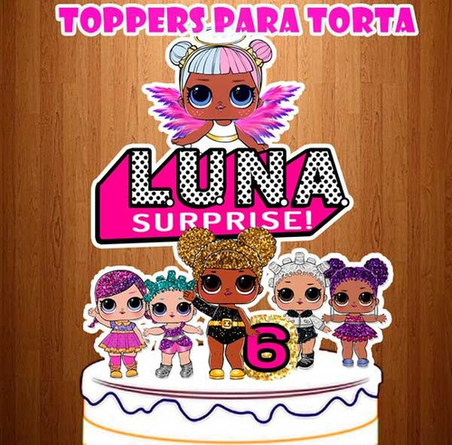 Kit Imprimible Candy Bar Fiesta Lol Personalizado