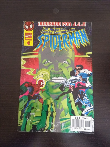 Comics Spiderman La Historia Jamas Contada Hombre Araña N° 4