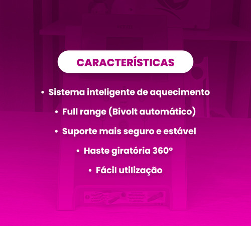 Aparelho Vapor De Ozônio E Led Bivolt Beauty Steam Maxx Htm