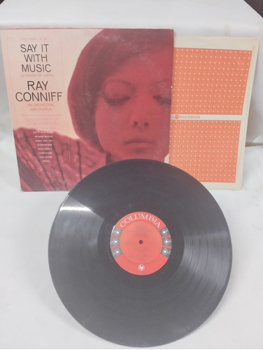 Lp Disco De Acetato De Ray Conniff Say With Music