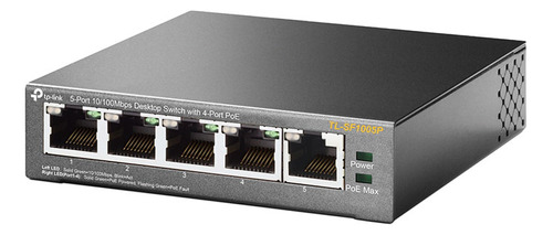 Switch Poe Tp-link Tl-sf1005lp | 4 Poe + 1 Comun 100mbps