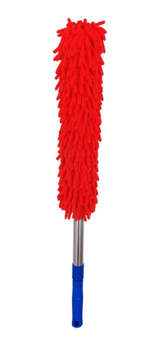 Imagen 2 de 10 de Plumero Microfibra 1 Mts Mango Extensible Cepillo Lava Auto