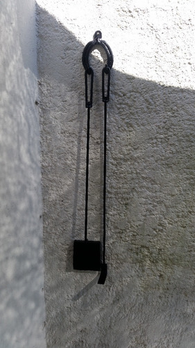 Imagen 2 de 6 de Set Pala + Atizador 75 Cm Estufa Parrillero Y Mas Variantes