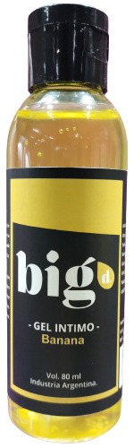 Gel Intimo Lubricante Saborizado Banana Riquisima Drbig 80ml