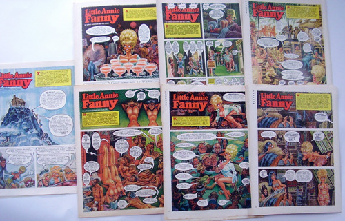 Imagen 1 de 8 de Annie Fanny 7 Comics Playboy Original Set 7