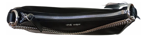 Nine West Bolsa Hobo Para Mujer Negra Con Cadena Y Correa Te