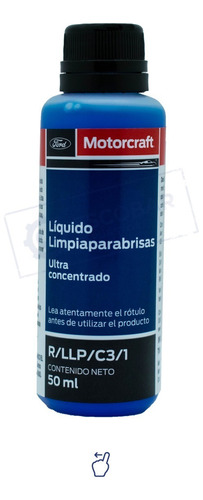 Liq Limpiaparabrisas Ultra Concentrado Ford Motorcraft 50 Ml