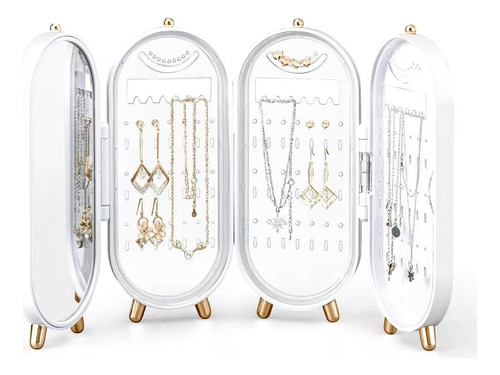 Alhajero Joyero Organizador De Joyas Accesorios Con Espejo