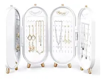 Comprar Alhajero Joyero Organizador De Joyas Accesorios Con Espejo