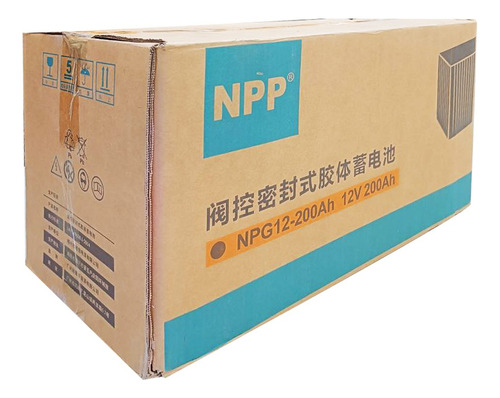 Batería 12v 200ah De Gel Npp Ciclo Profundo