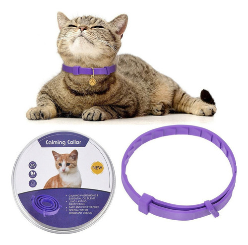 J Gift - Collar De Gato Calmante Ajustable De 5 Piezas