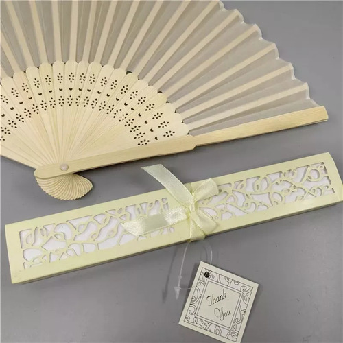 Abanico Plegable Antiguo De Verano Hecho A Mano, Juego De 10