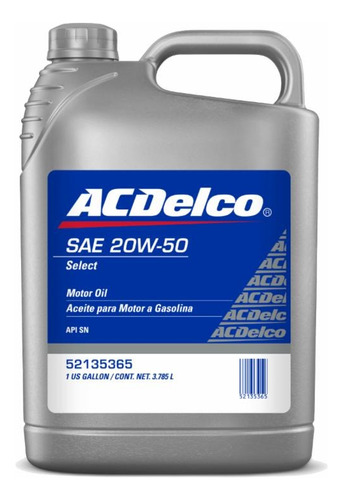 Aceite 20w50 Sp Galon Acdelco