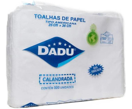 Toalha Americana Mono Lisa Bca Dadu Com 500u