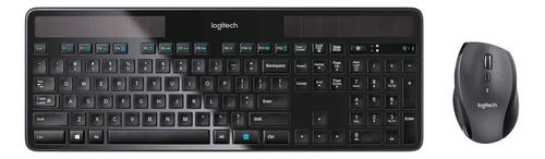 Kit Teclado Y Mouse Inalámbrico Logitech Solar Mk750 Combo