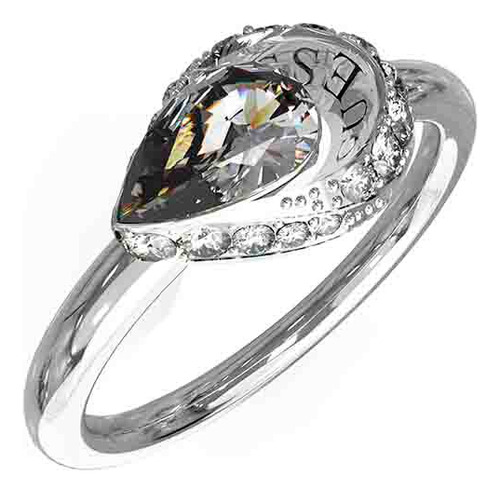 Anillo Lollipop Guess Mujer Plateado