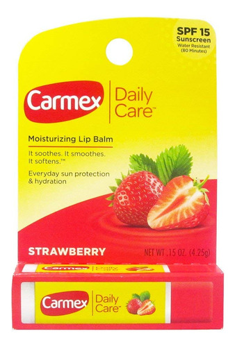 Carmex Balsamo Labial Hidratante Click-stick Spf 15 Fresa 0.