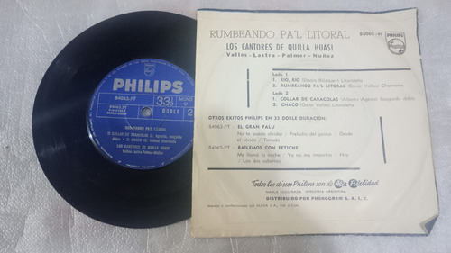 Los Cantores De Quilla Huasi Rumbeando Pa'l Litoral (Usado)