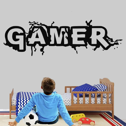 Gamer Wall Decal Vinyl Decal Art Design Stickers For Ho...