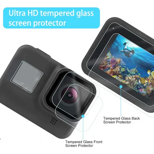 Combo Marco Frame + Pack Vidrios Para Gopro Hero 8 Black