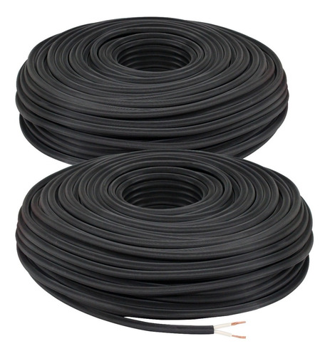 Pack 2 Rollos Cable Uso Rudo 2x18 Total 200m Exteriores Casa