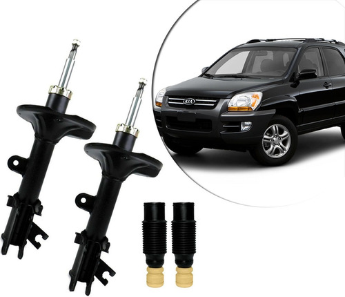 2 Amortecedores Kia Sportage Dianteiro 2004 2005 2006 07 Kit