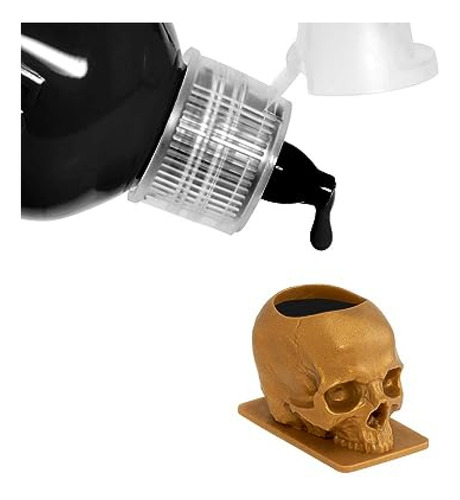 Soporte Saferly Skull Tattoo Ink Caps Tazas Para Tatuar,  De