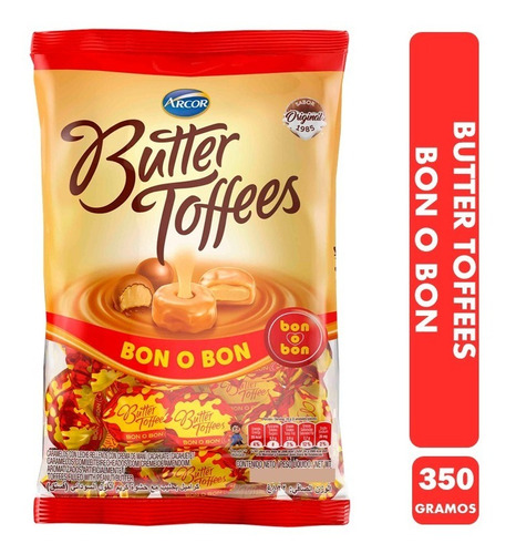 Caramelo Butter Toffes Bon O Bon - Bolsa Con 57 Unid Aprox