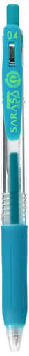 Zebra Sarasa Clip Pen 0.4 Mm, Blue/green (jjs15-bg)