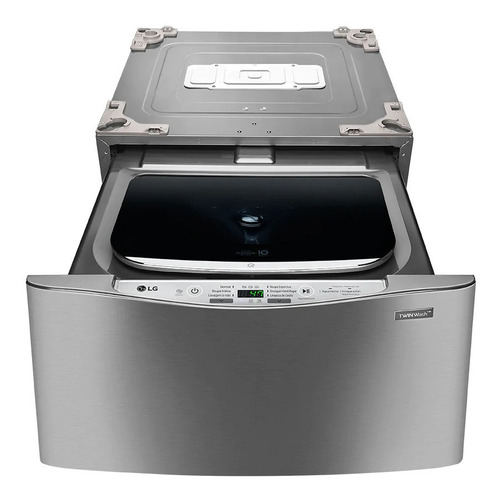 Lavadora automática LG TWINWash Mini WD100C inverter graphite steel 220 V | MercadoLibre