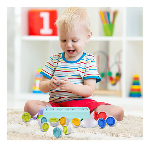 Juguesa De Huevo A Juego Para Niños Pequeños Montessori Geom