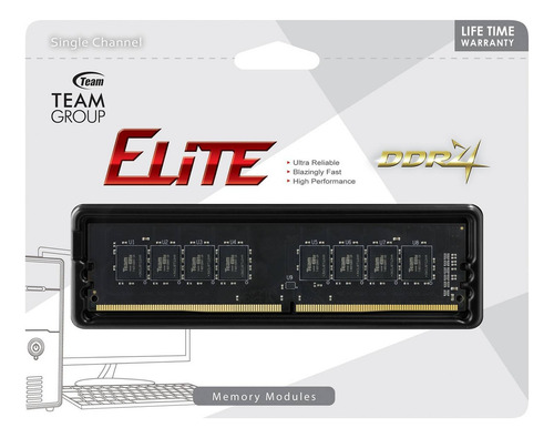 Memoria Ram Team Group Elite Ddr4 2666mhz 8gb Non-ecc Cl19