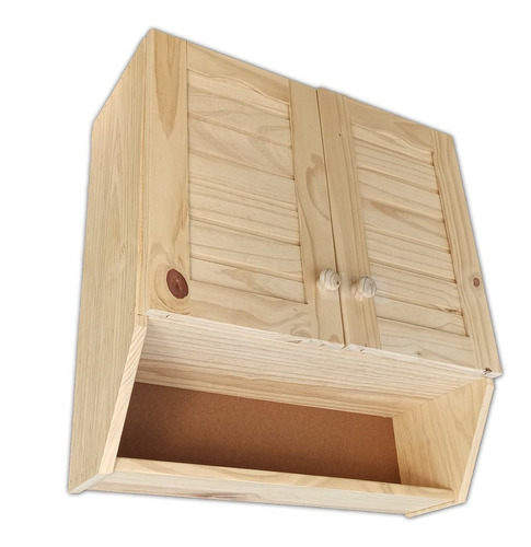 Mueble De Cocina - Aereo 2 Puertas | Madera | Sin Lustre