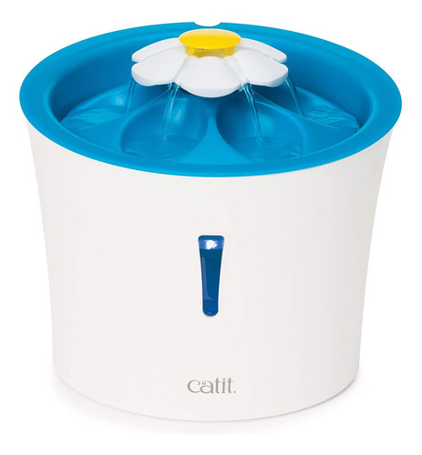 Fuente De Agua Catit Senses 2.0 Flower Con Luz Nocturna Led