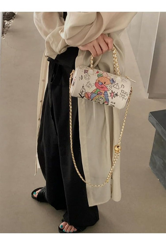 Cartera Pequeña Con Diseño De Grafiti