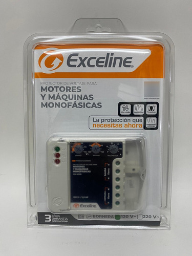 Exceline Protector De Voltaje Motores Y Maquinas Monofasicas