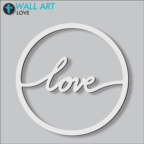 Cuadro Decorativo En Madera Calada Love Mural Xl