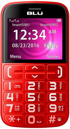 Celular Blu Joy Tecla Grandes Sos Emergência Dual Sim