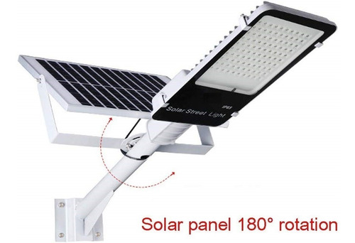 Luminaria Pastoral Solar Led 50w Con Panel Y Control Remoto